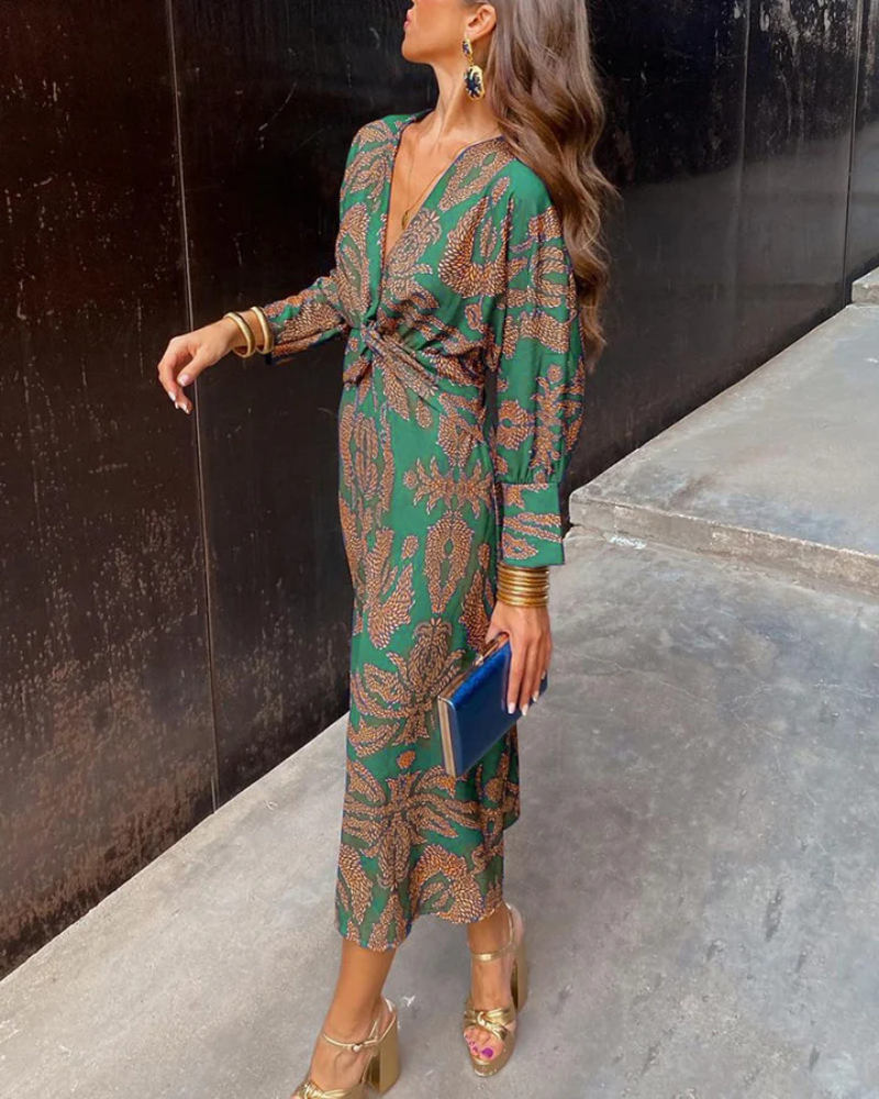 Julie™ - Long Sleeve Maxi Dress