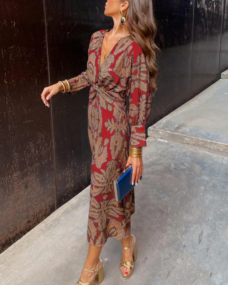 Julie™ - Long Sleeve Maxi Dress