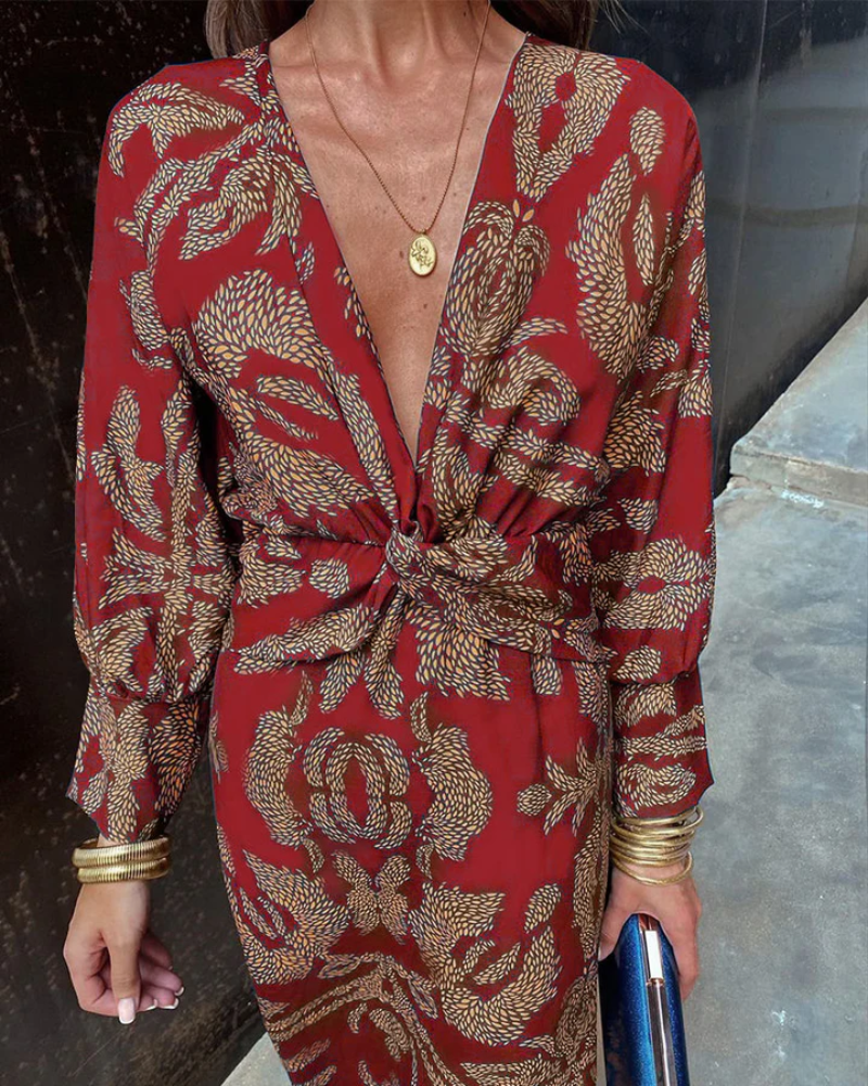 Julie™ - Long Sleeve Maxi Dress