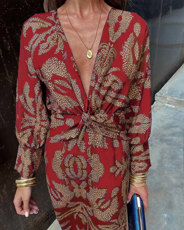 Julie™ - Long Sleeve Maxi Dress