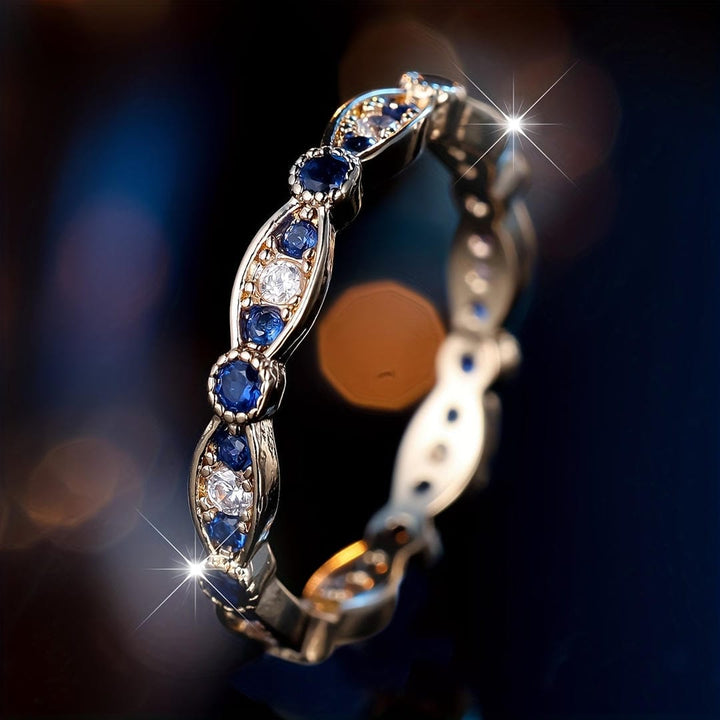 Régine™ - Sapphire Constellation Band Ring