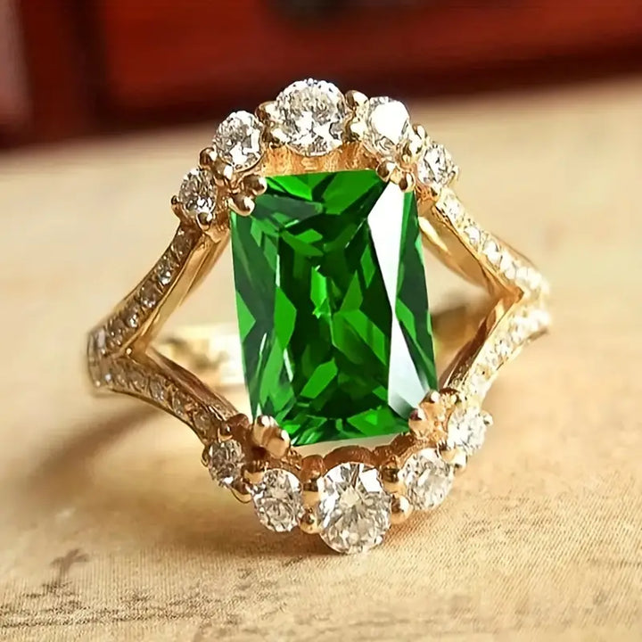 Eloria™ - Anello con Pietra di Smeraldo