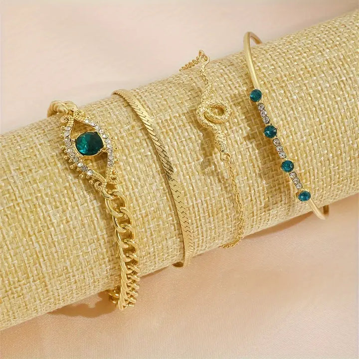 Serpina Veyra Gold Bracelet Collection