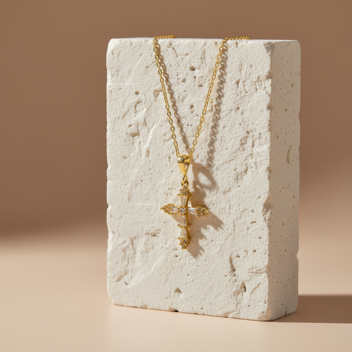 Celeste™ - Elegant Cross Necklace