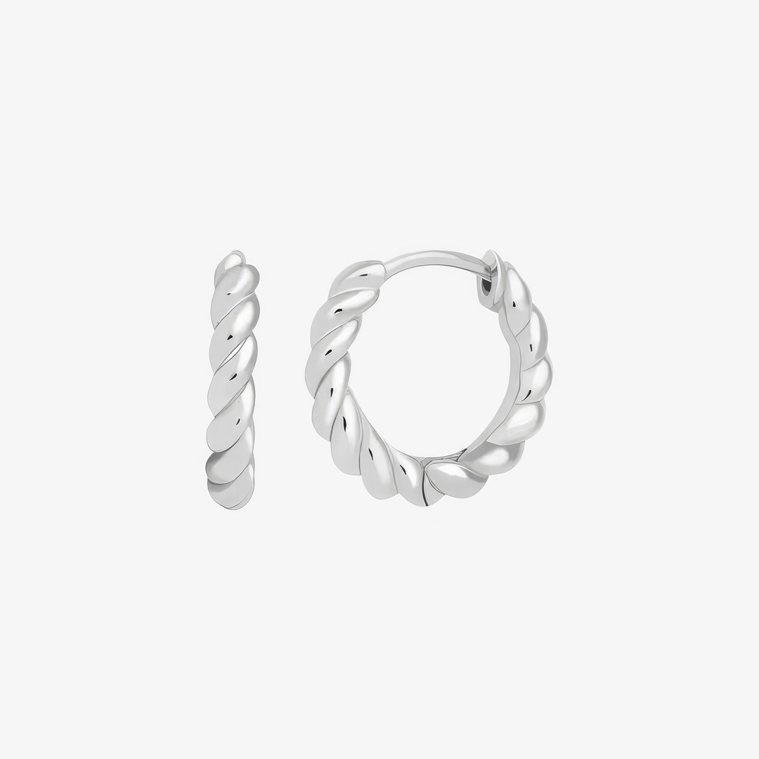 Madonna™ - Croissant-Inspired Hoop Earrings
