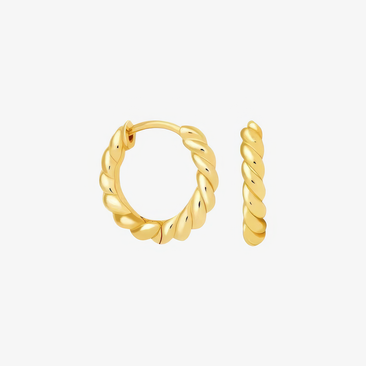 Madonna™ - Croissant-Inspired Hoop Earrings