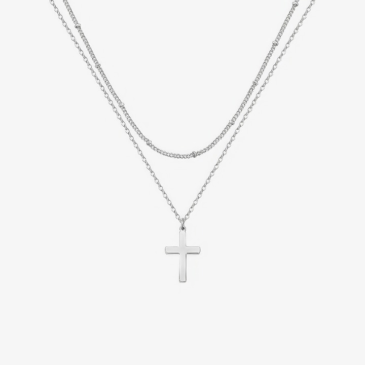 Benedetta™ - Layered Cross Necklace