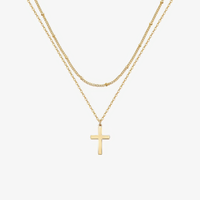 Benedetta™ - Layered Cross Necklace