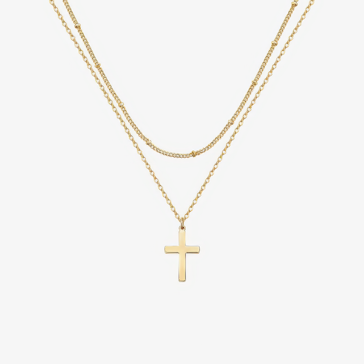 Benedetta™ - Layered Cross Necklace