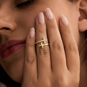 Serena™ - Intertwined Cross Ring