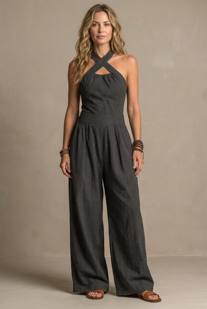 Berenice™ - Luxe Halter Jumpsuit