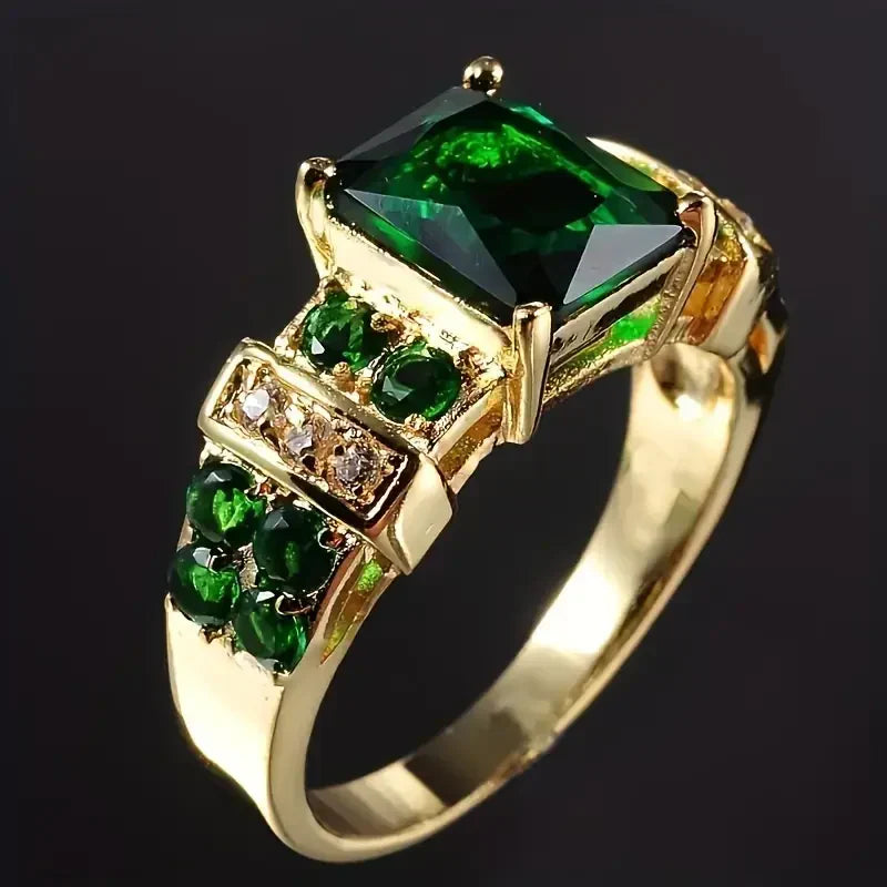 Alvero™ - Elegante Anello con Smeraldo