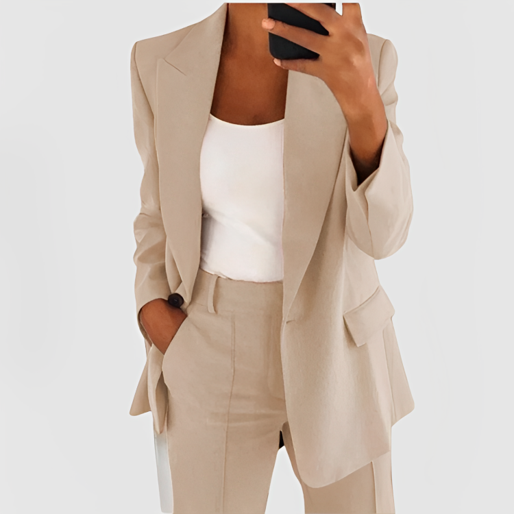 Astherielle™ - Two-Piece Blazer and Pant Set