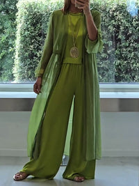 Monvielle™ - Wide-Leg Three-Piece Summer Set