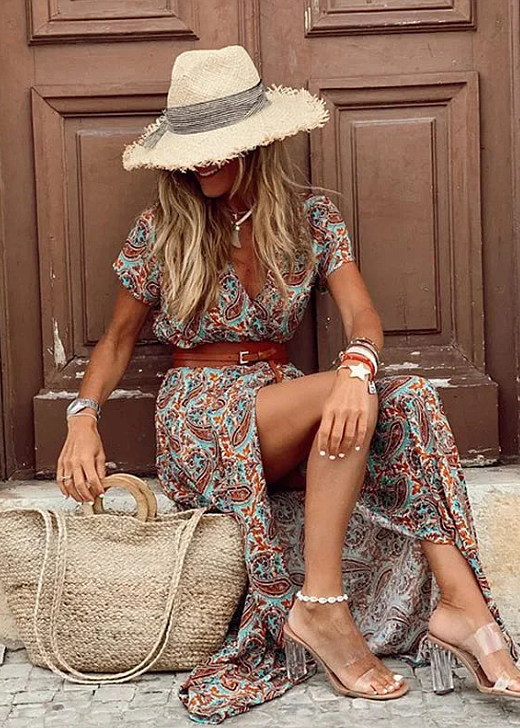 Nadine™ - Bohemian Maxi Dress