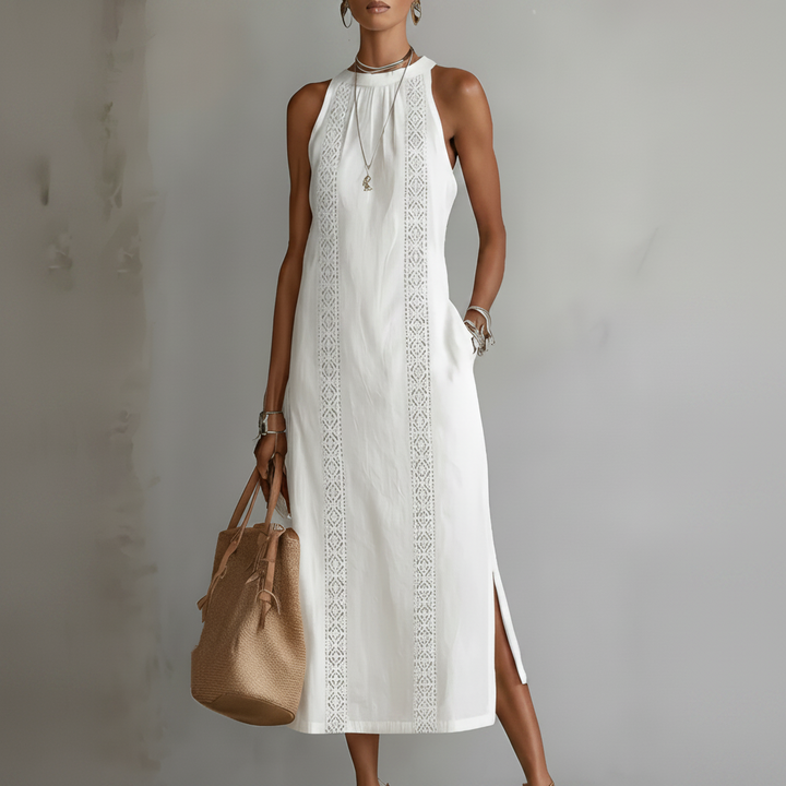 Crespina™ - Linen Midi Dress
