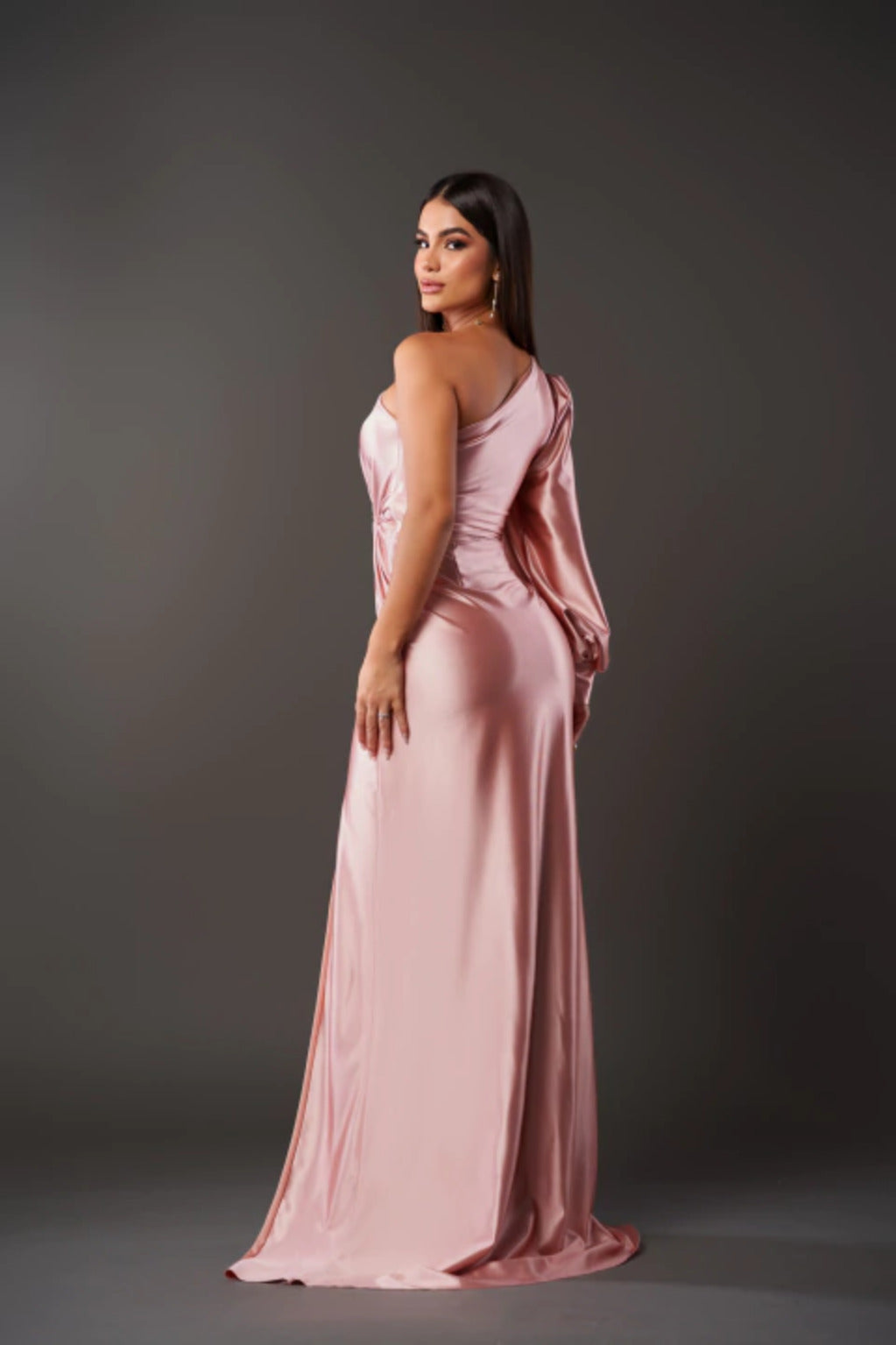Monica™ - Asymmetrical Long Slit Dress