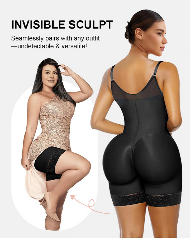 SculptLift - Tummy Control Butt Lifter Shaper with Zipper Crotch Fajas Colombianas