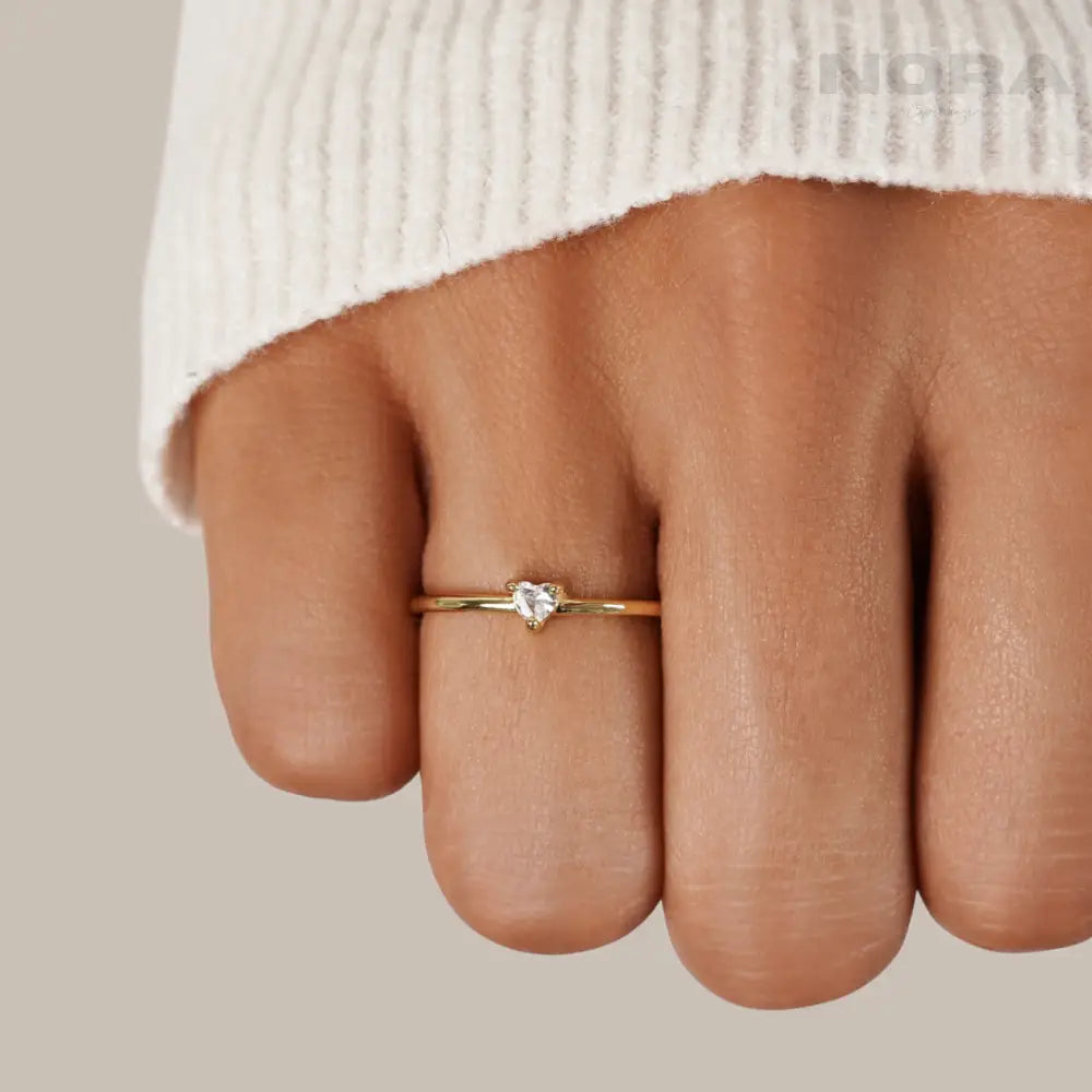 Leonie Polished Gold Band