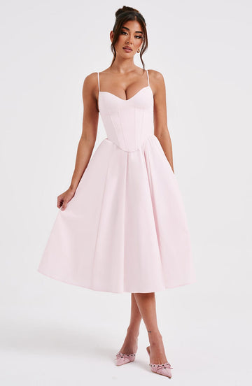 Lucianna™ - Corset-Style Midi Dress