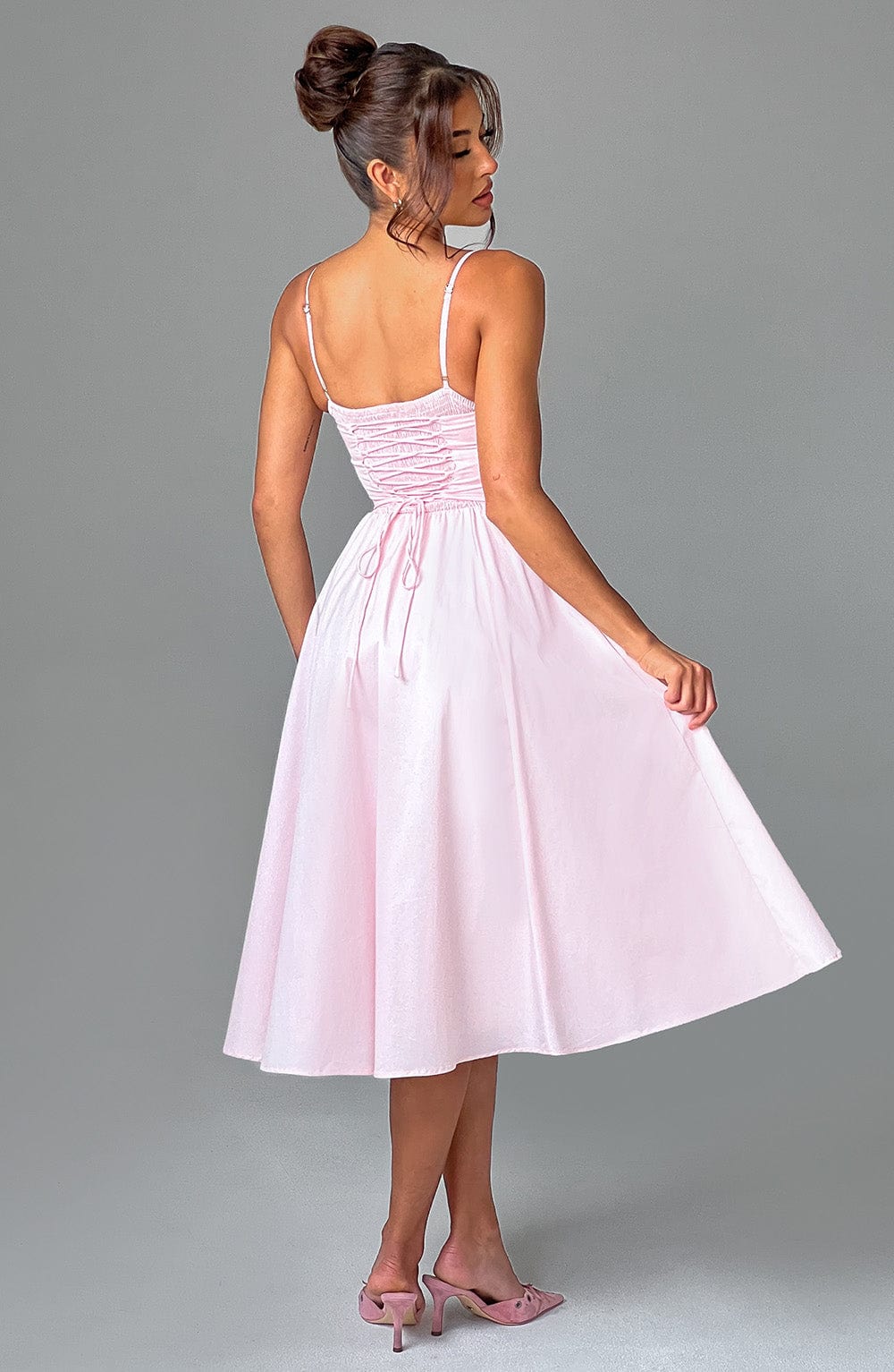 Lucianna™ - Corset-Style Midi Dress