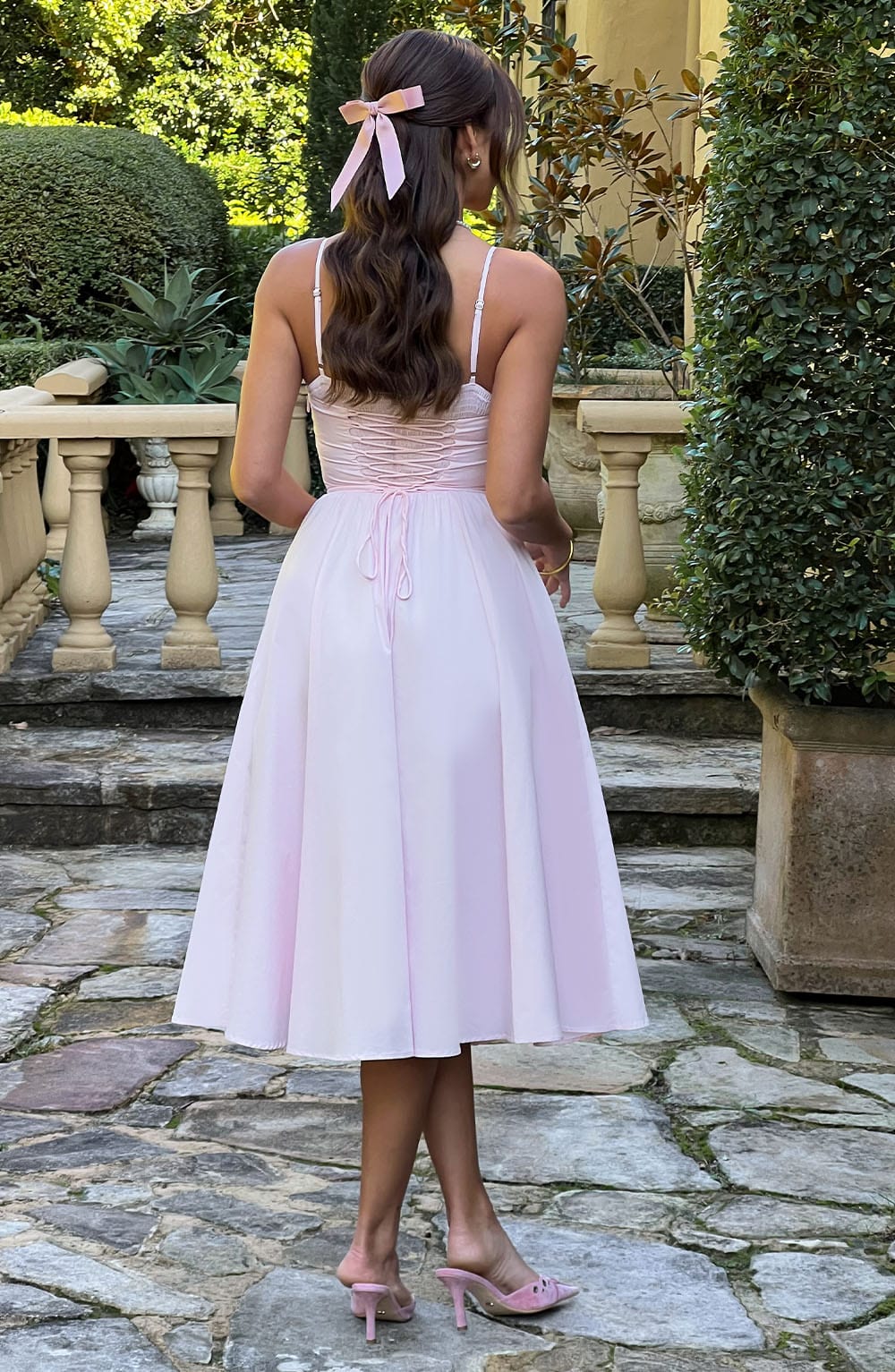 Lucianna™ - Corset-Style Midi Dress