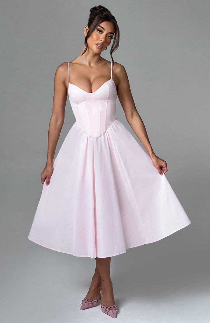 Lucianna™ - Corset-Style Midi Dress