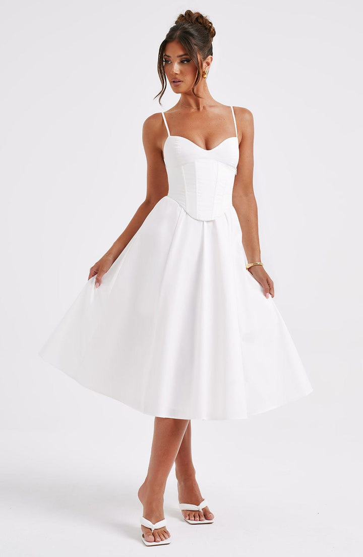 Lucianna™ - Corset-Style Midi Dress