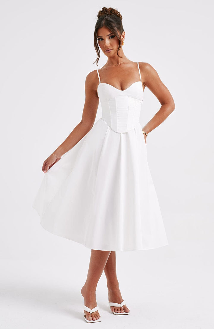 Lucianna™ - Corset-Style Midi Dress