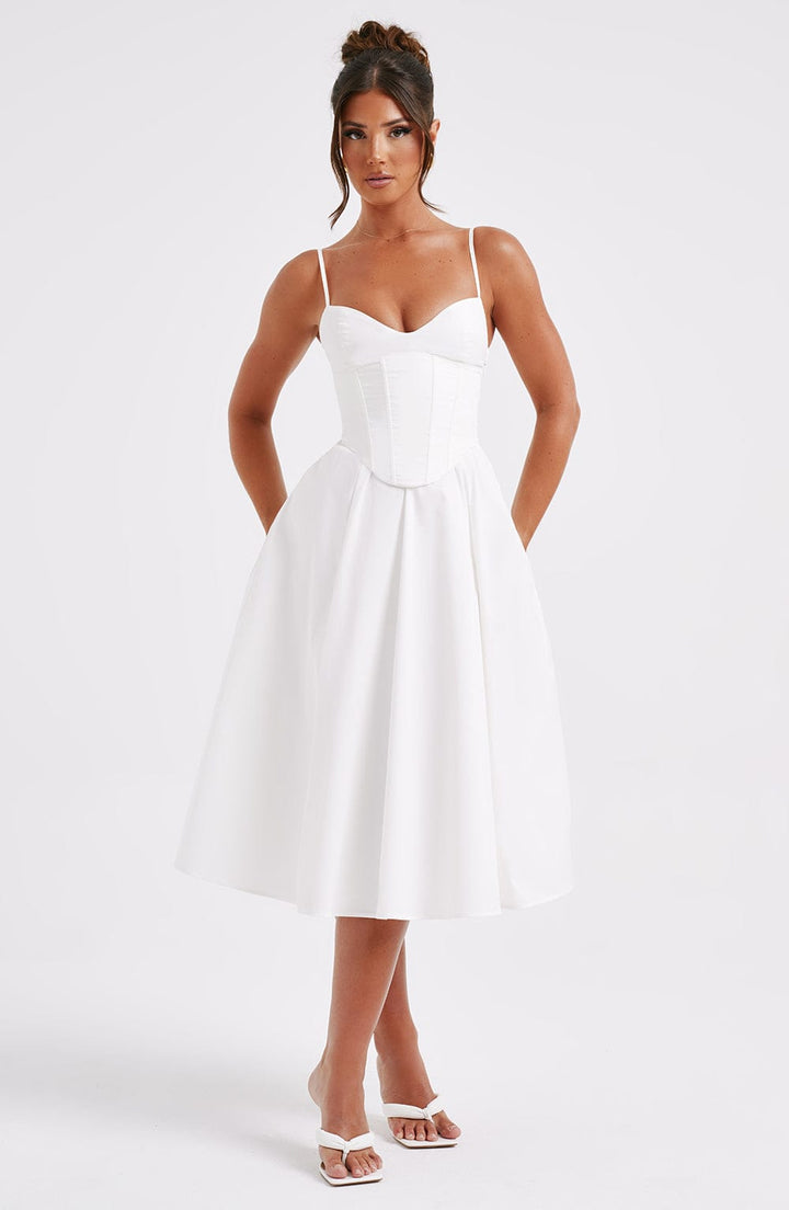 Lucianna™ - Corset-Style Midi Dress