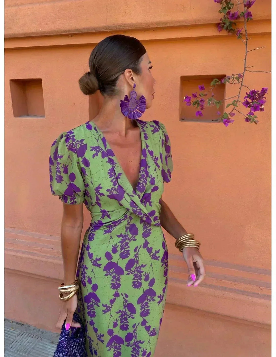 Elara™ - Signature Print Dress