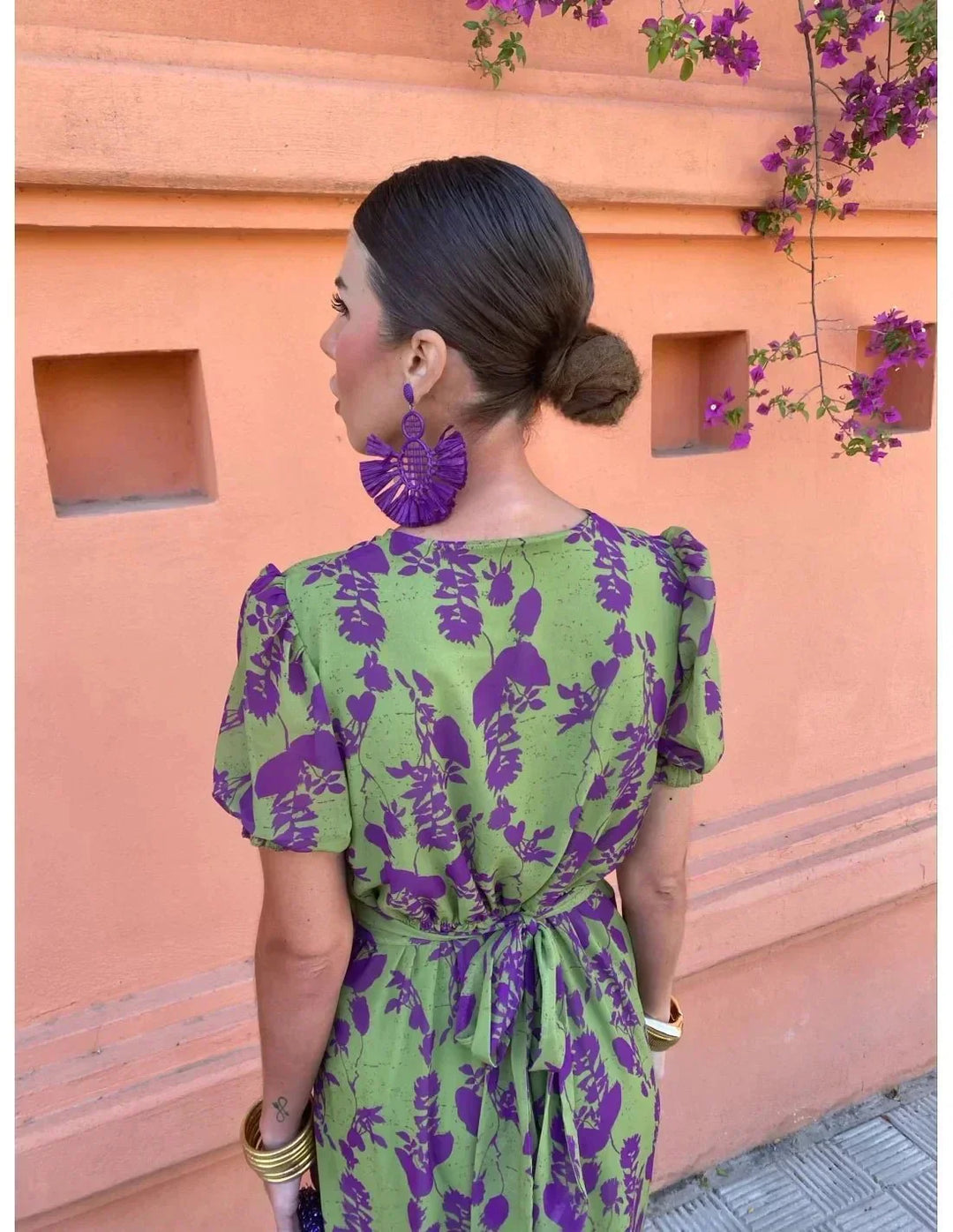 Elara™ - Signature Print Dress