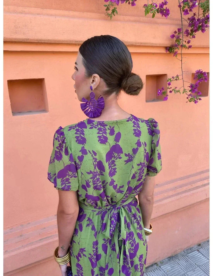 Elara™ - Signature Print Dress
