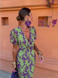 Elara™ - Signature Print Dress