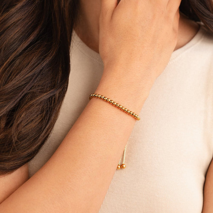 Adele - Gold Pearl Bracelet