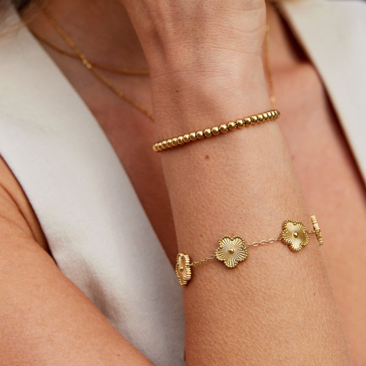 Adele - Gold Pearl Bracelet