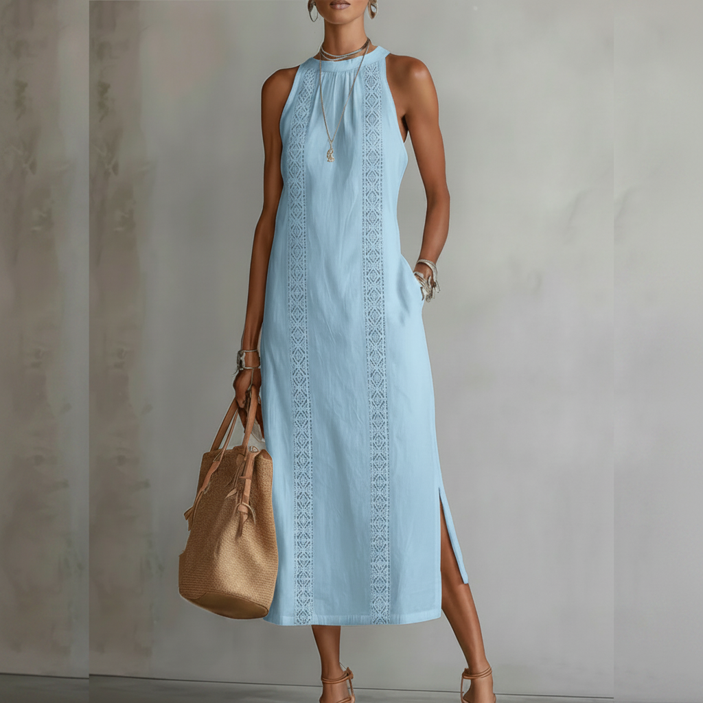 Crespina™ - Linen Midi Dress