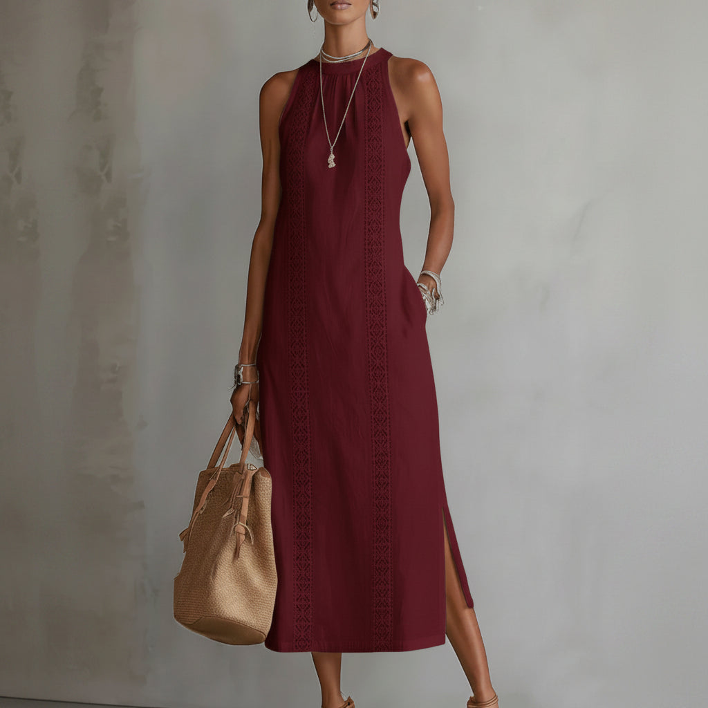 Crespina™ - Linen Midi Dress