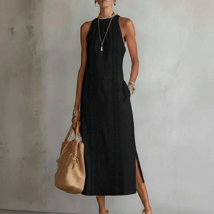 Crespina™ - Linen Midi Dress