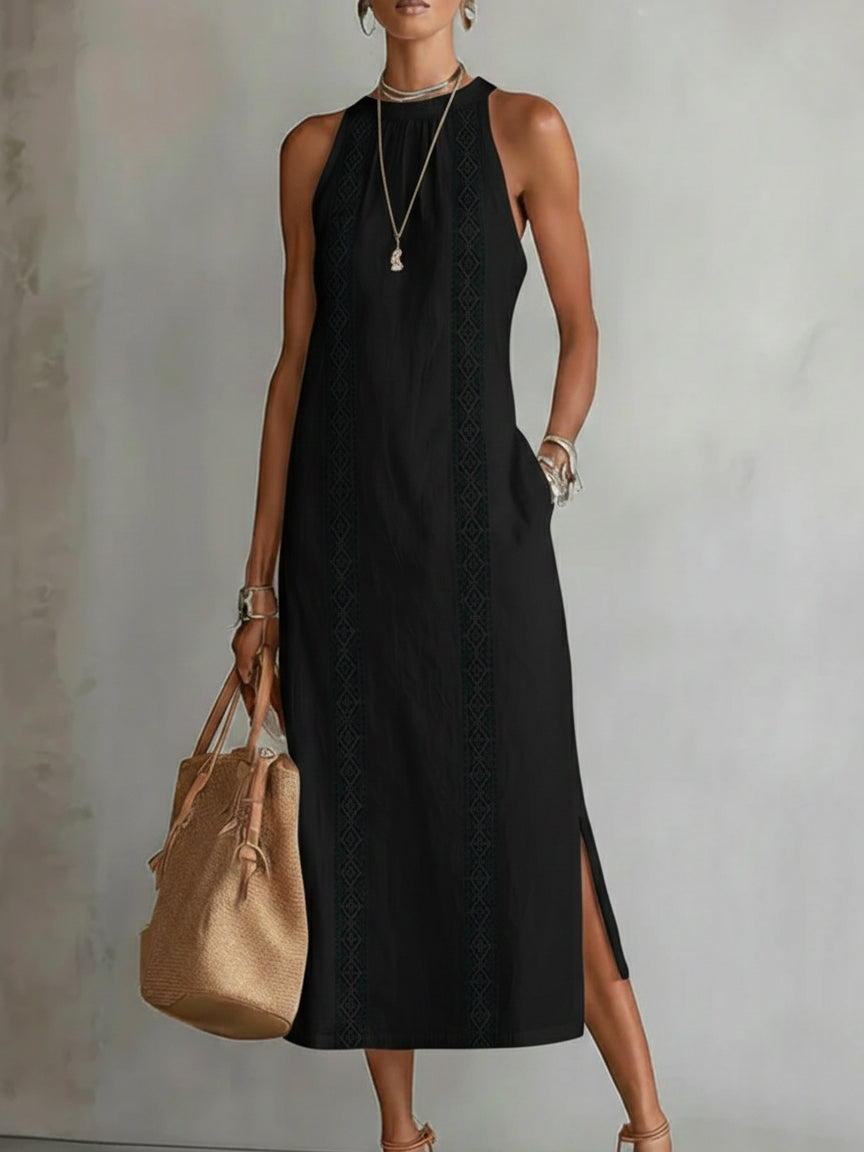 Jimena | Effortless White Lace Maxi Dress