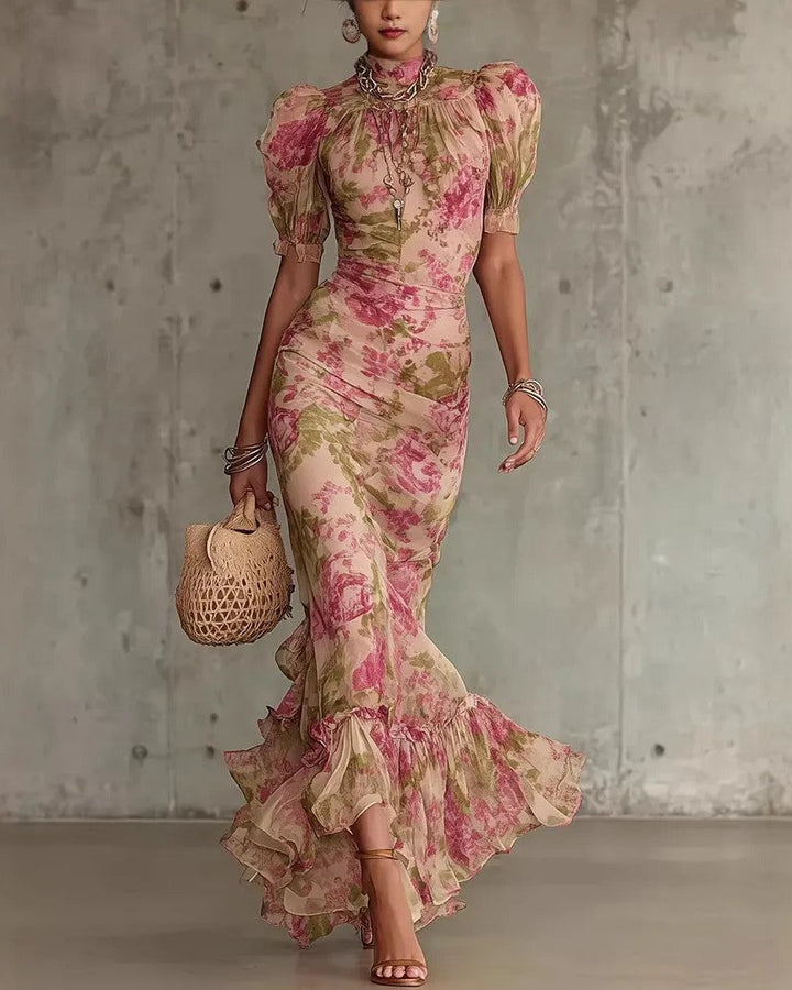 Phaedra™ - Floral Puff Dress