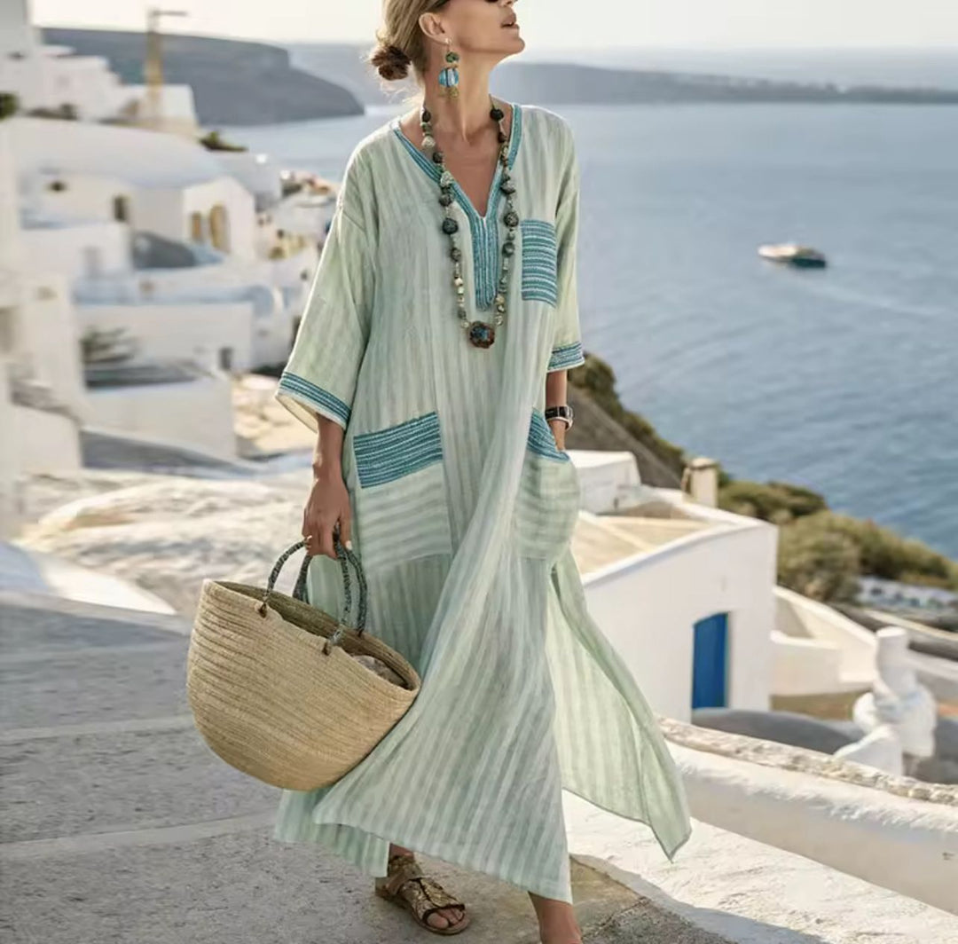 Chic Mary - Stylish Long Beach Dress for a Trendy Summer Look