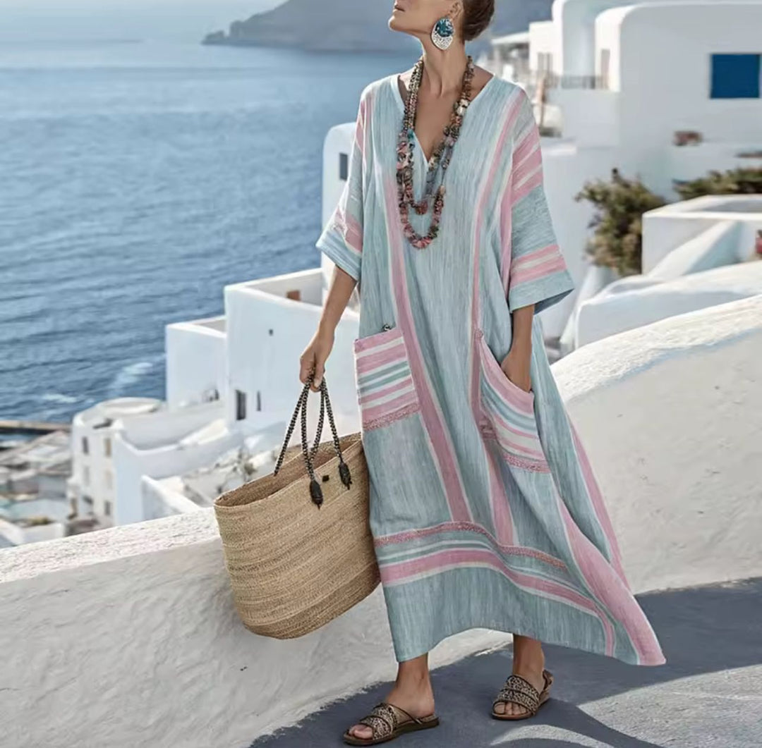 Chic Mary - Stylish Long Beach Dress for a Trendy Summer Look