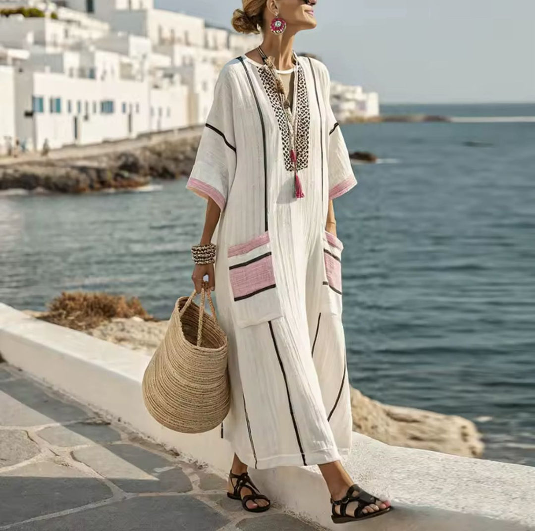 Chic Mary - Stylish Long Beach Dress for a Trendy Summer Look