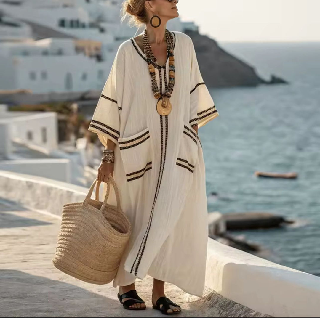 Chic Mary - Stylish Long Beach Dress for a Trendy Summer Look