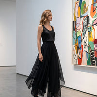 Doriana™ - Asymmetrical Wide-Leg Chiffon Pants