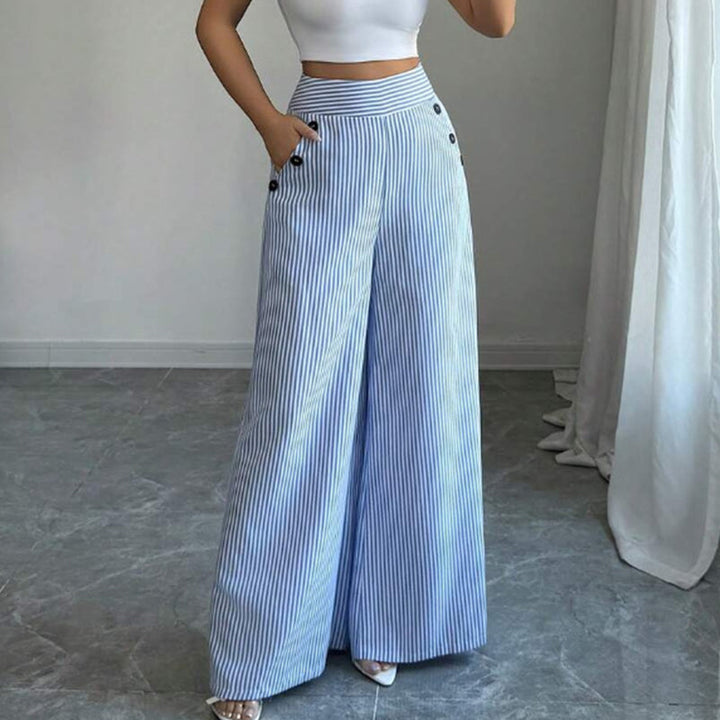 Azalea™ - High-Waisted Loose-Fit Linen Pants