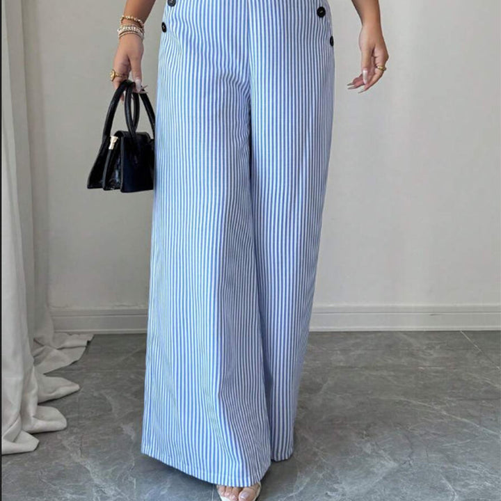 Azalea™ - High-Waisted Loose-Fit Linen Pants