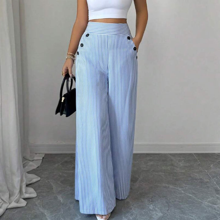 Azalea™ - High-Waisted Loose-Fit Linen Pants