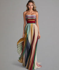 Nicolina™ - Effortless Strapless A-Line Dress